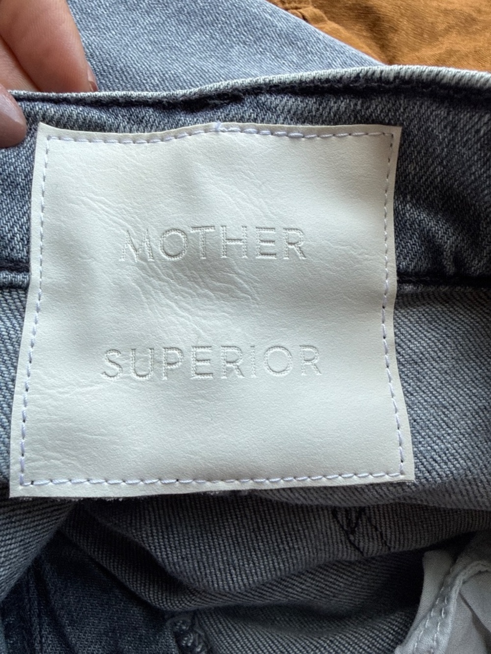 NEW! Mother Superior The Ditcher Roller Sneak Jeans Gray Size 28 - Picture 6 of 8